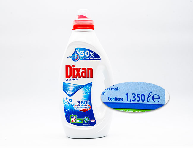 Shrinkflation Dixan